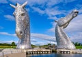 The Kelpies in Scotland, the largest equine sculptures in the world