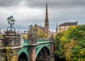 Kelvin Bridge Glasgow, with Lansdowne Church spire