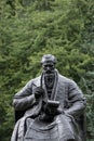 Kelvingrove Park, Glasgow, Scotland, United Kingdom, September 2013, the Statue and Memorial to Lord Kelvin