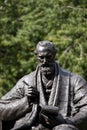 Kelvingrove Park, Glasgow, Scotland, United Kingdom, September 2013, the Statue and Memorial to Lord Kelvin