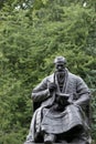 Kelvingrove Park, Glasgow, Scotland, United Kingdom, September 2013, the Statue and Memorial to Lord Kelvin