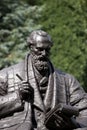 Kelvingrove Park, Glasgow, Scotland, United Kingdom, September 2013, the Statue and Memorial to Lord Kelvin