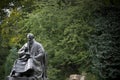 Kelvingrove Park, Glasgow, Scotland, United Kingdom, September 2013, the Statue and Memorial to Lord Kelvin