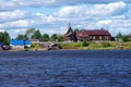 KEM, RUSSIA - August, 20107: Church in Rabocheostrovsk Royalty Free Stock Photo