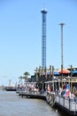 Kemah Boardwalk, in Kemah, near Houston, Texas Royalty Free Stock Photo