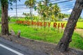 Kemenuh Monkey River countryside in Bali, Indonesia Royalty Free Stock Photo