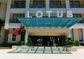 Kemer, Antalya, Turkey - May 11, 2021: Golden Lotus 4 star hotel