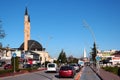 Kemer, Turkey - February 4, 2022: Street view of Kemer, Antalya Province in southwestern Turkey. Kemer is a popular resort town in