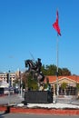 Kemer, Turkey - February 4, 2022: Street view of Kemer, Antalya Province in southwestern Turkey. Kemer is a popular resort town in