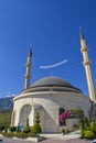 KEMER, TURKEY - OCT 5, 2017: Mosque Kemer Cami in the center of Kemer town