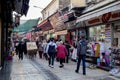 Kemeralti is famous old shopping district of the Izmir city. Turkey
