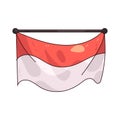 Indonesia Flag Royalty Free Stock Photo