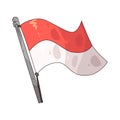 Indonesia Flag Royalty Free Stock Photo