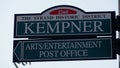 Kempner Street in the historic district of Galveston - GALVESTON, UNITED STATES - NOVEMBER 03, 2022