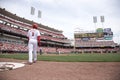 Ken Griffey, Jr. surveys the field Royalty Free Stock Photo