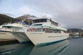 Kenai Fjords Tours ship in Seward, Alaska, AK, USA