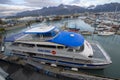 Kenai Fjords Tours ship in Seward, Alaska, AK, USA Royalty Free Stock Photo