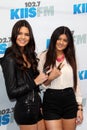 Kendall Jenner; Kylie Jenner arrives at the Royalty Free Stock Photo