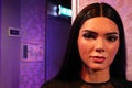 Kendall Jenner in Madame Tussauds of Amstedam Royalty Free Stock Photo