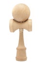 Kendama isolated, on white background. Kendama is an antique traditional japanese wood toy