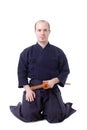 Kendo fighter Royalty Free Stock Photo