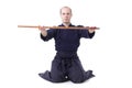 Kendo fighter Royalty Free Stock Photo