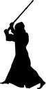 Kendo fighter #2 silhouette