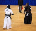 Kendo match Royalty Free Stock Photo