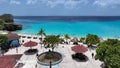 Kenepa Grandi Beach At Willemstad In Netherlands Curacao. Royalty Free Stock Photo