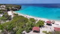 Kenepa Grandi Beach At Willemstad In Netherlands Curacao. Royalty Free Stock Photo