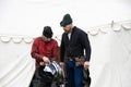 Kenilworth England July 29 2023 knight of Kenilworth castle joust