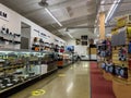 Kenmore, WA USA - circa December 2022: Wide view of people inside of Kenmore Camera shop