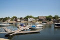 Kennebunkport New England Maine on a sunny afternoon Royalty Free Stock Photo