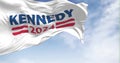 Kennedy 2024 Democratic presidential primaries campaign flag