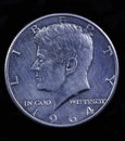 Kennedy Half Dollar Royalty Free Stock Photo