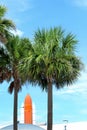 Kennedy space center entrance Royalty Free Stock Photo