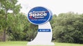 Kennedy Space Center Sign, Florida Royalty Free Stock Photo