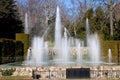 Kennett Square, PA: Longwood Gardens Fountains Royalty Free Stock Photo