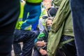 KENNINGTON, LONDON/ENGLAND - 5 September 2020: Extinction Rebellion protester being arrested