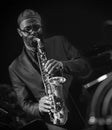 Kenny Garrett performs live on 28th April Jazz Royalty Free Stock Photo