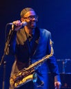 Kenny Garrett performs live on 28th April Jazz Royalty Free Stock Photo