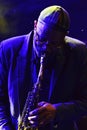 Kenny Garrett plays alto saxophone during summer jazz festival OpenJazzFest Zelena Voda, Slovakia, 30th of July 2017