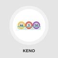 Keno vector flat icon