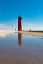 Kenosha North Pier Royalty Free Stock Photo