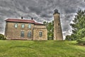 Kenosha South Point Lighthouse Royalty Free Stock Photo