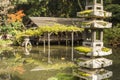 Kenroku-en gardens in Kanazawa, Japan Royalty Free Stock Photo