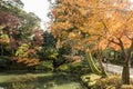 Kenroku-en gardens in Kanazawa, Japan Royalty Free Stock Photo