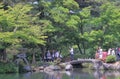 Kenrokuen famous Japanese Garden Kanazawa Japan