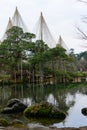 Kenrokuen Garden in Kanazawa, Japan