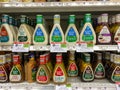 The Kens Steackhouse Salad Dressing display of a Publix grocery store Royalty Free Stock Photo